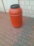BECZKA Plastikowa brązowa 220L