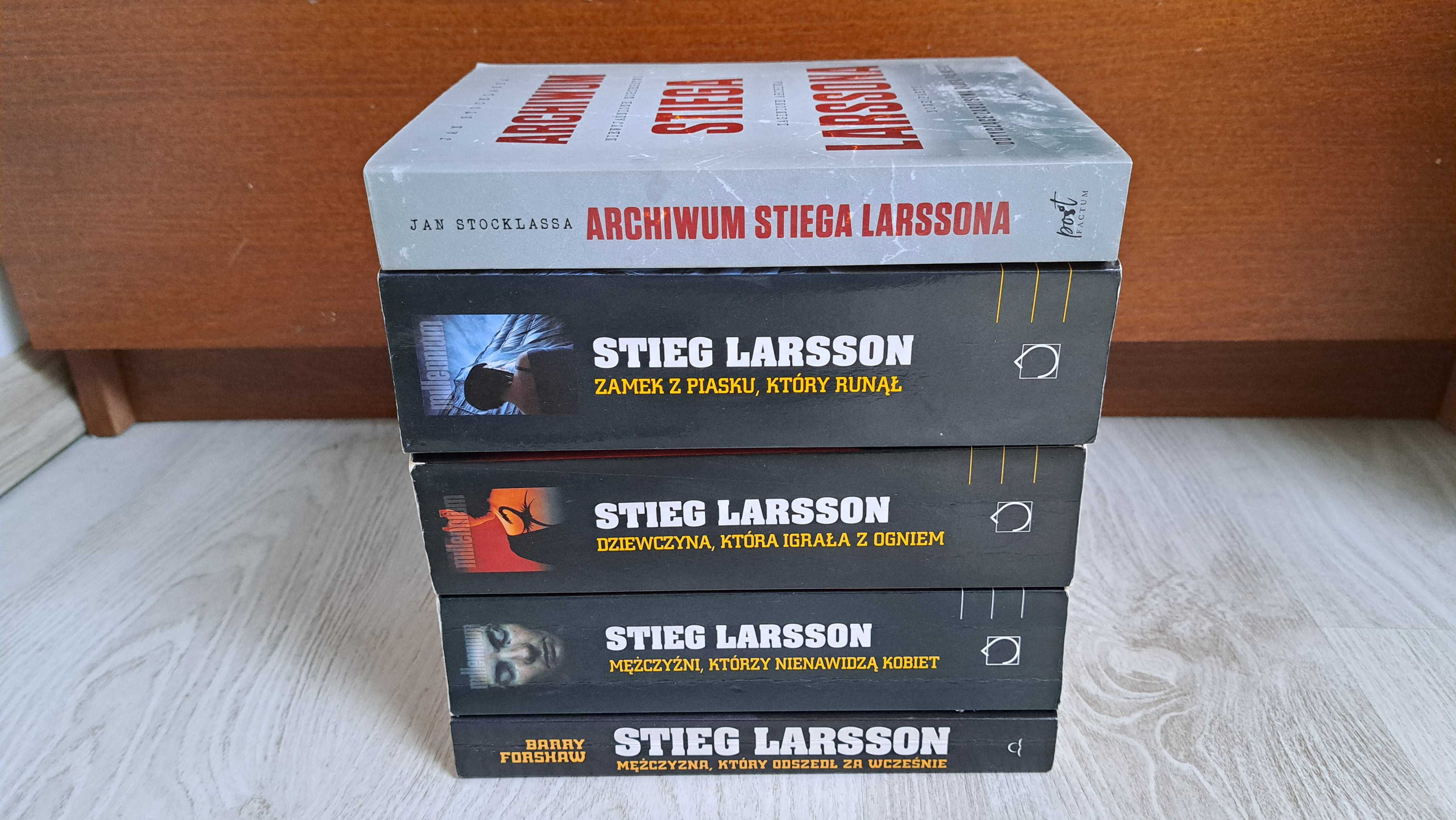 STIEG LARSSON 3x Millenium Mężczyźni Dziewczyna Archiwum Stiega