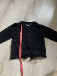 Sweter rozpinany czarny KappAhl 98/104