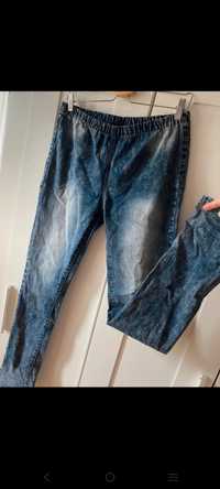 Spodnie jeans przecierane nowe L /xl 38/40