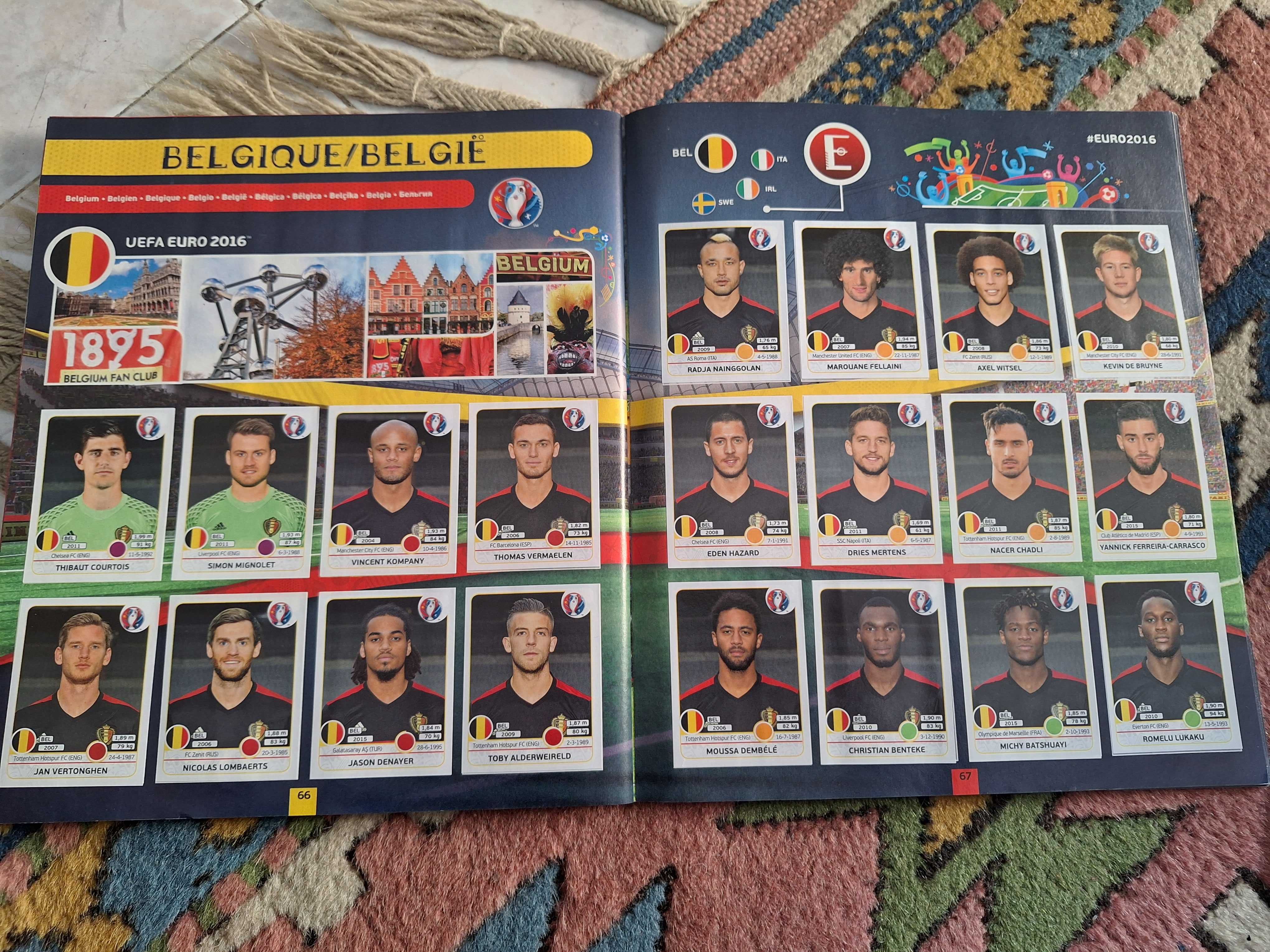 Coleccao completa Euro 2016 Cromos