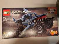 LEGO Technic 2w1 - Monster Jam Megalodon 42134 - napęd pull back