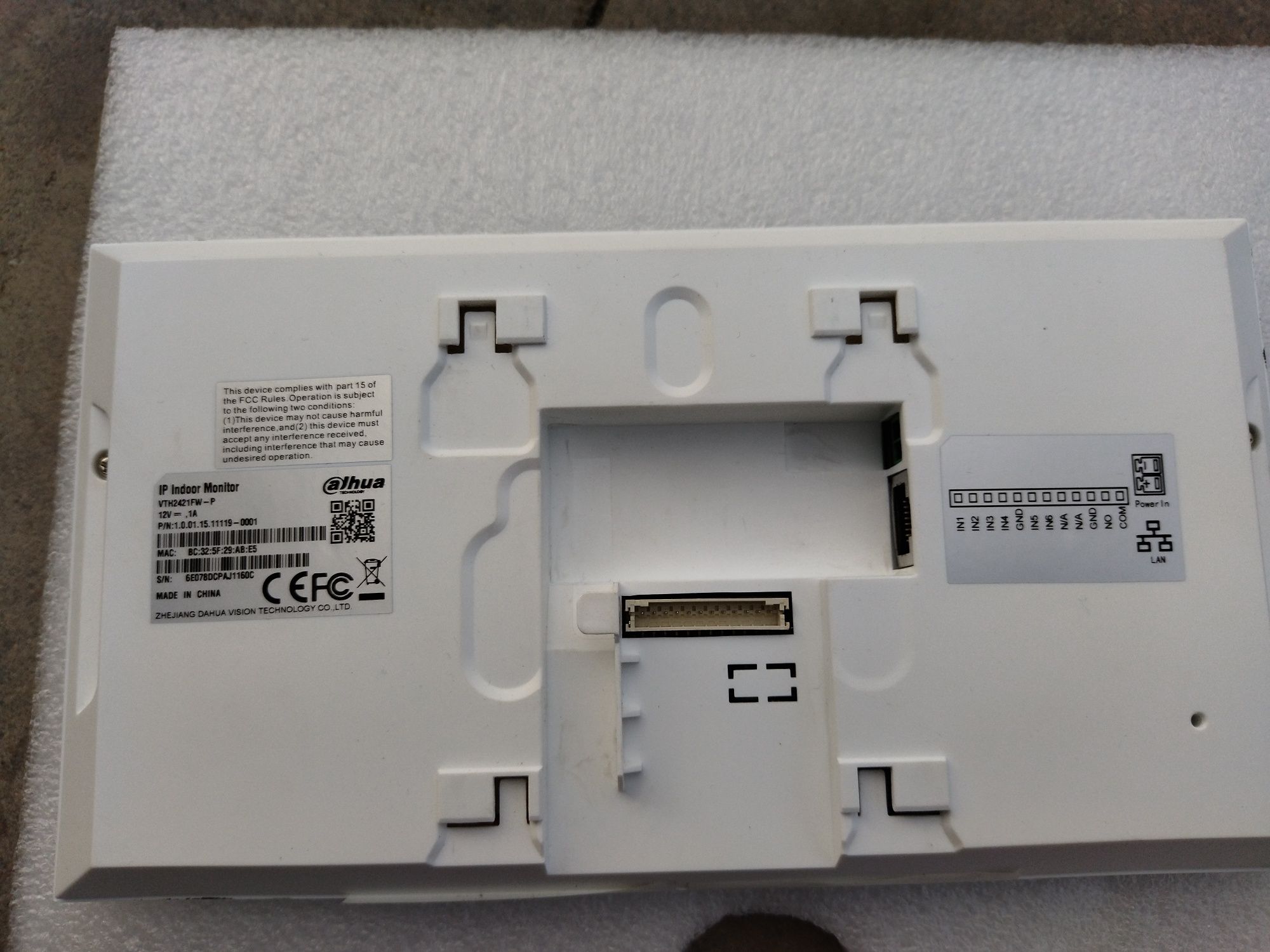 Wideodomofon. Monitor Dahua VTH2421FW