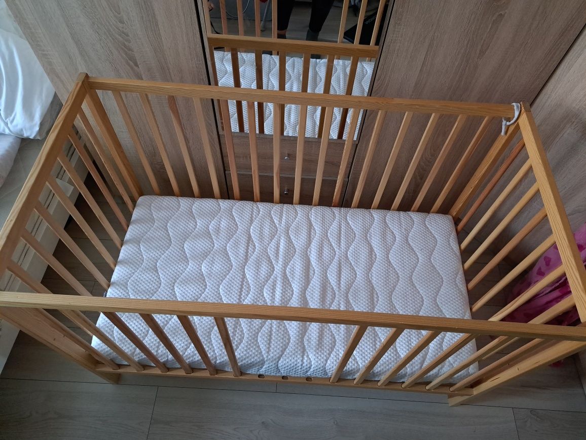 Łóżeczko niemowlęce 120x60 + materac