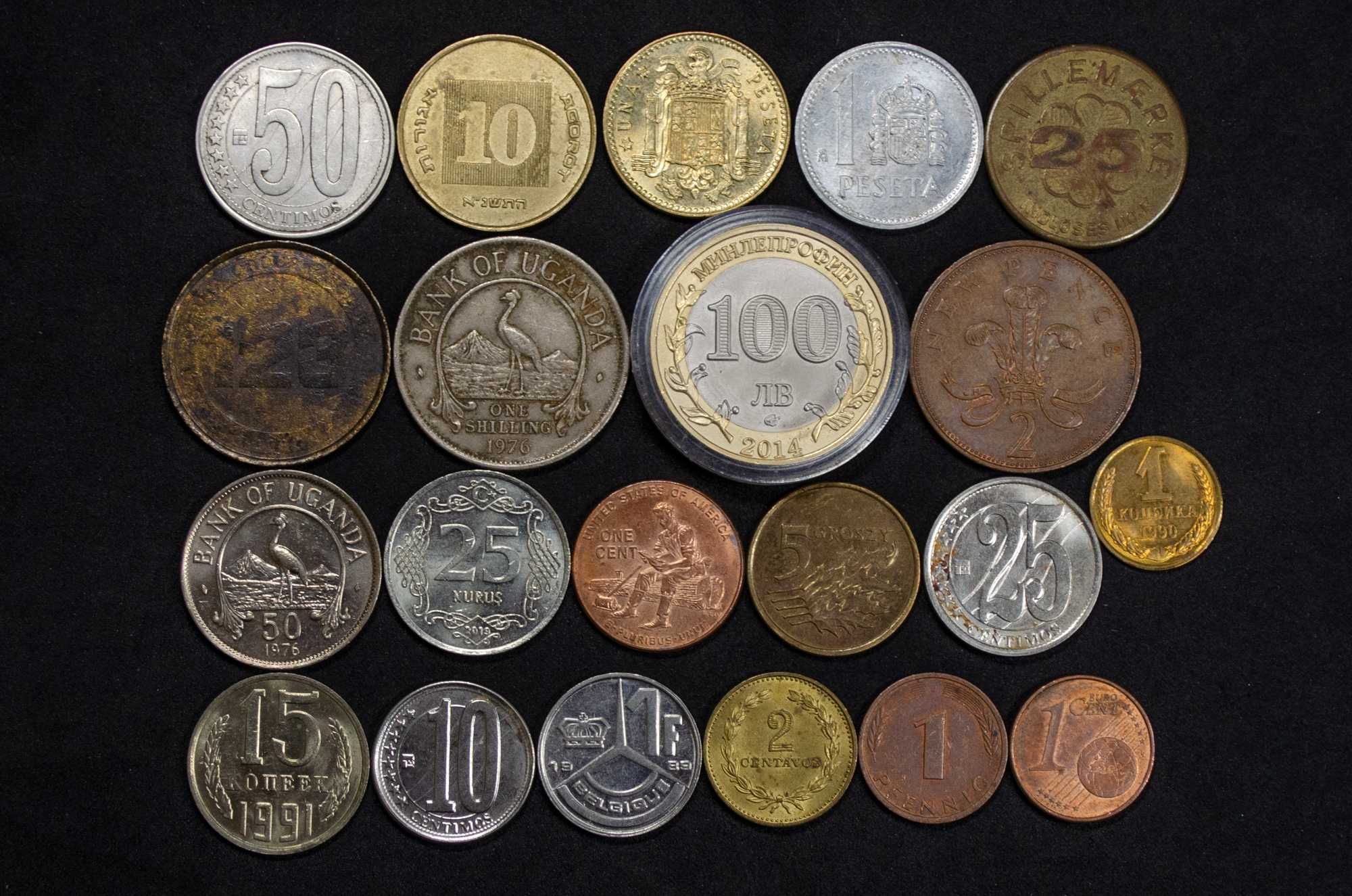 Лот №7. Монети, жетони (токени), вага 80 г