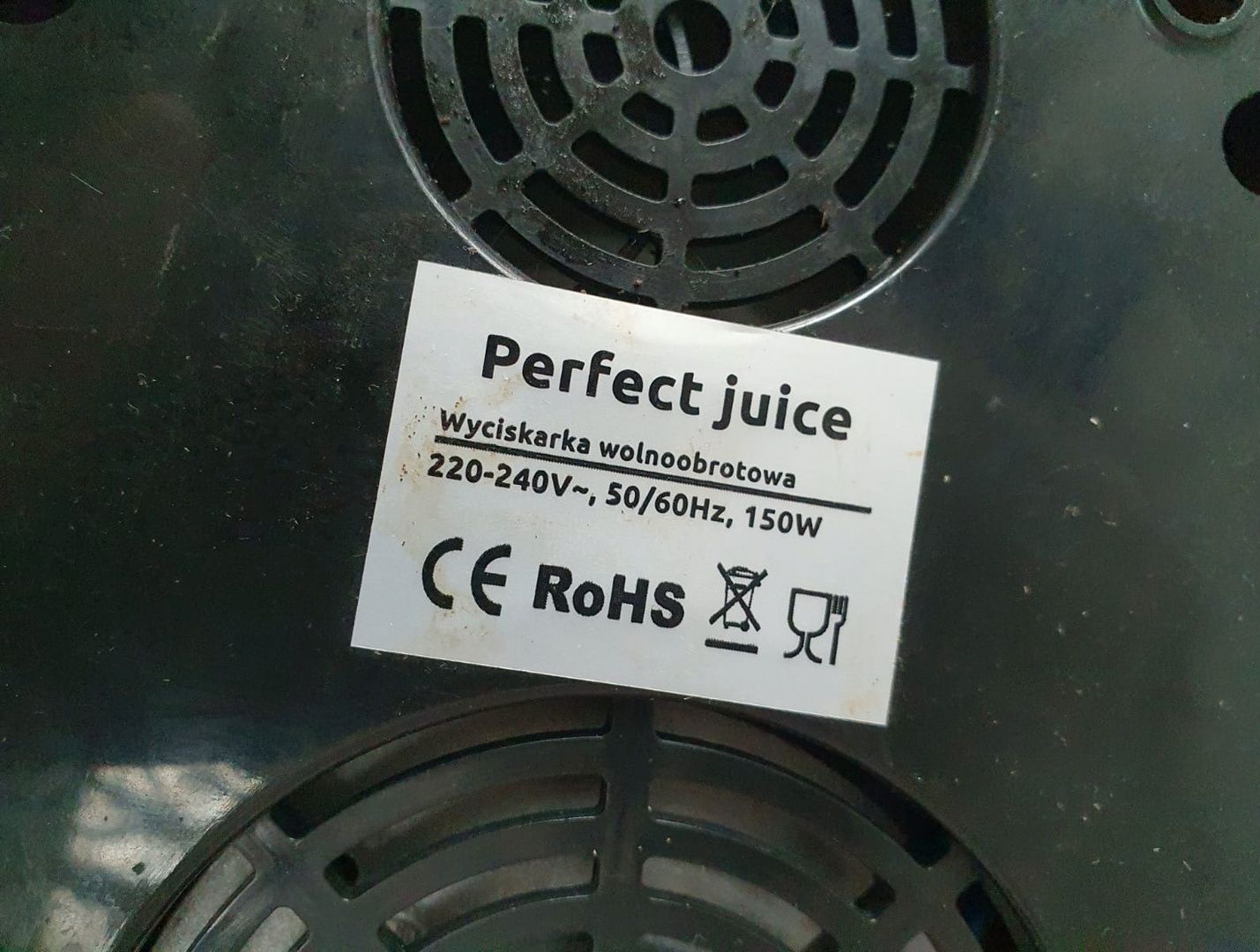 Wyciskarka wolnoobrotowa Perfect Juice