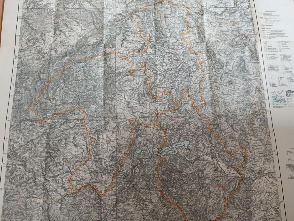 Продам рідкісну історичну карту "Das Waldecker Land"