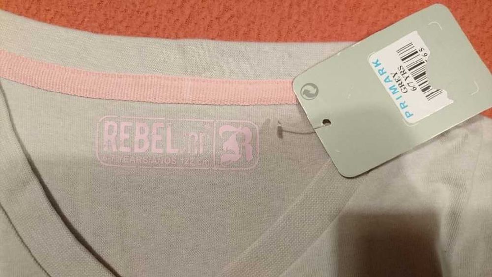T shirt chłopięcy 6-7l. 122cm NOWY Rebel/Primark