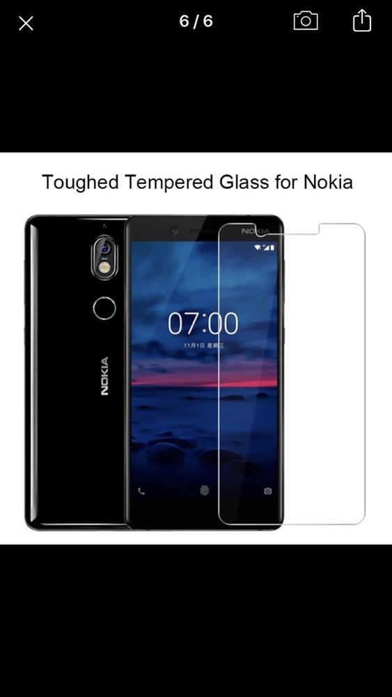 Pelicula de Vidro para Nokia 7.1 Plus