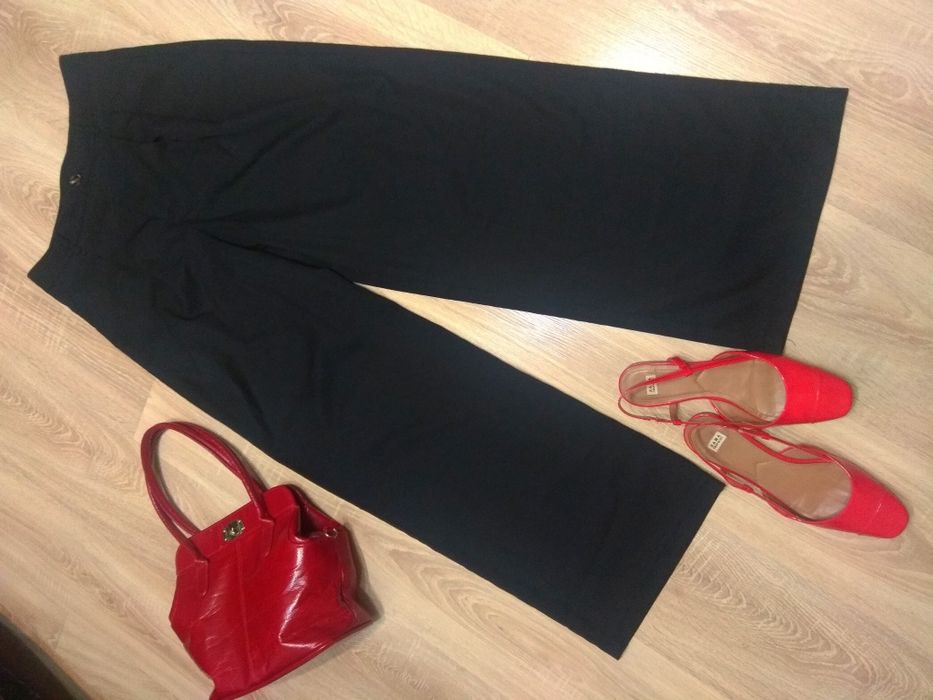 Kuloty Palazzo  Czarne spodnie