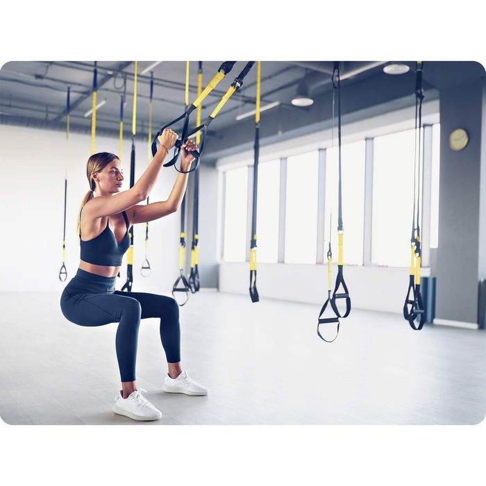 Pasy Treningowe Trx Zestaw Ns-956 Czarno-Żółty