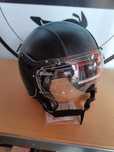 Kask motocyklowy otwarty CHOPER RETRO czarny XL Homologacja
