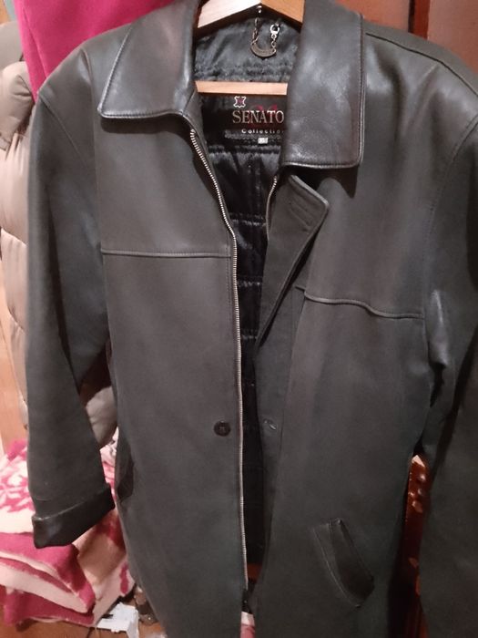 Кожаная куртка мужская senator xl