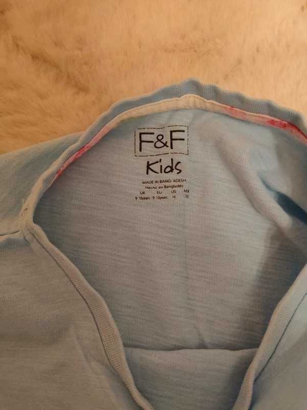 Niebieska dziecięca bluzka F&F