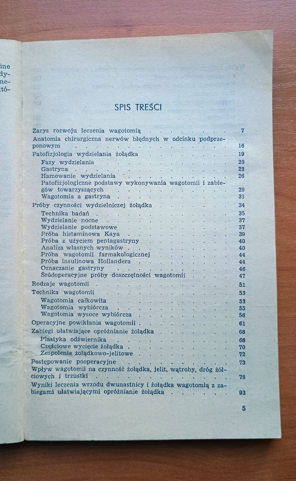 Wagotomia. W leczeniu chirurgicznym wrzodu żołądka i dwunastnicy.