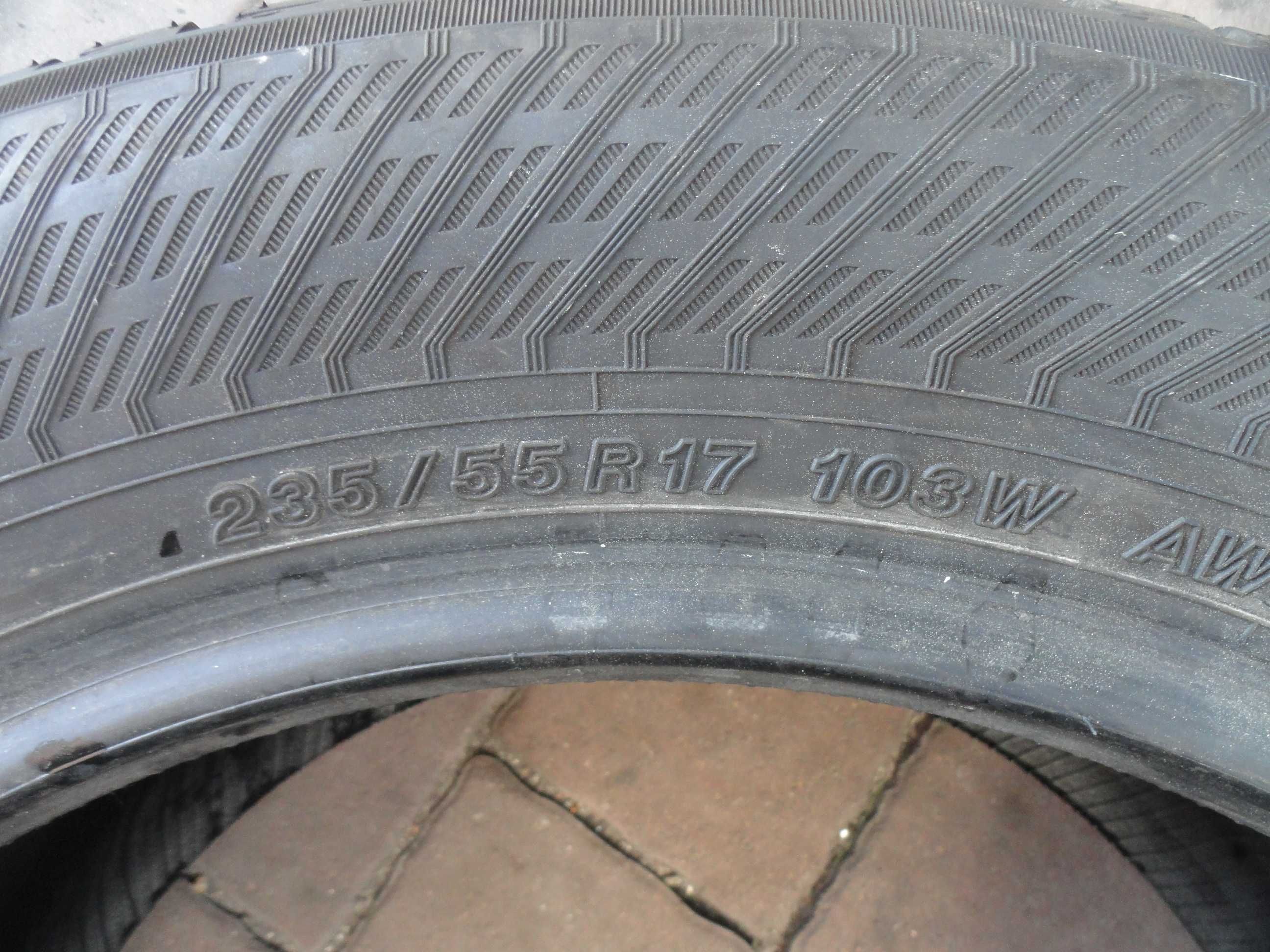 235/55R17 Yokohama 2 sztuki CAŁOROCZNE 2023 rok