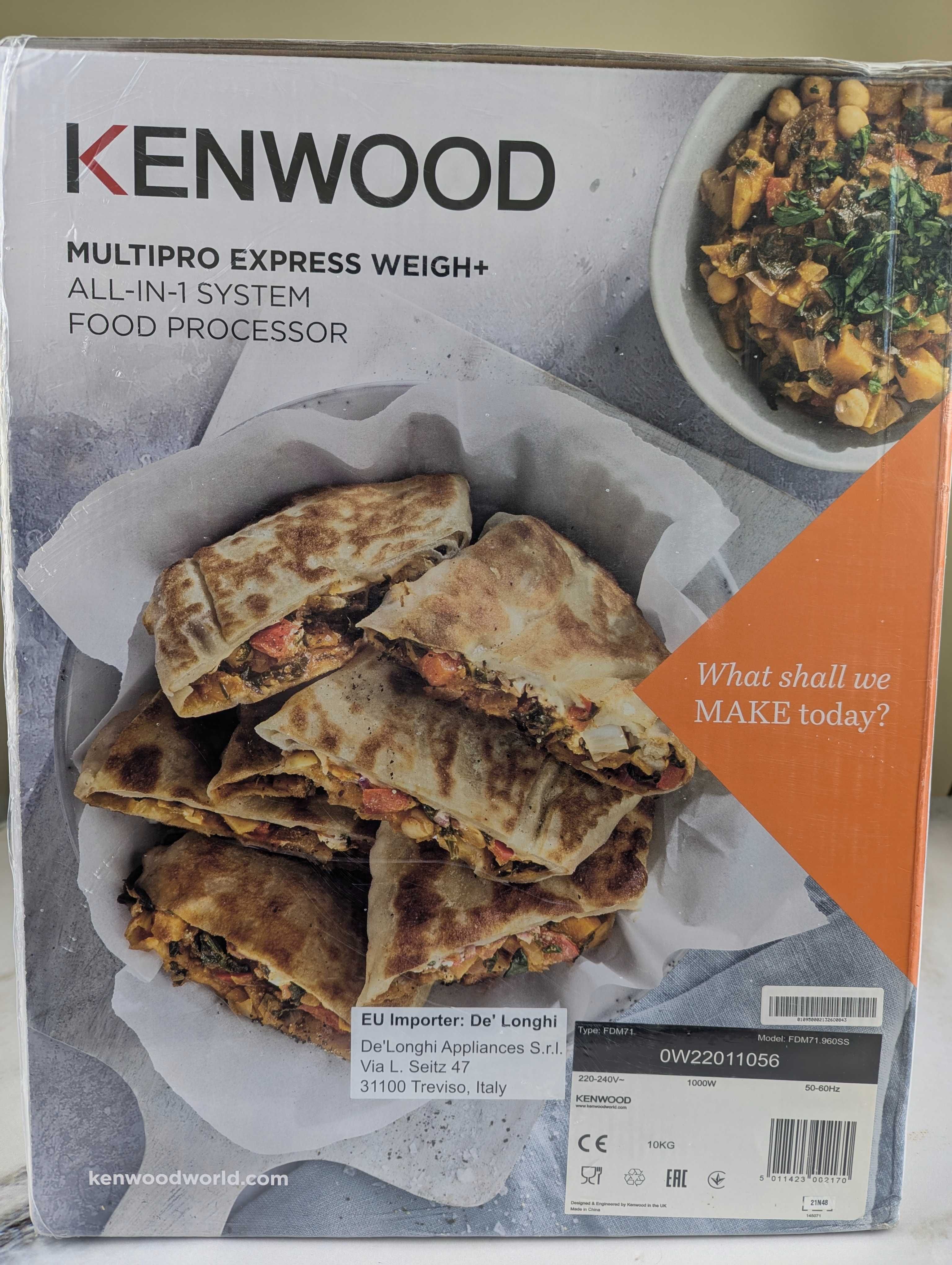 NOVO - Processador KENWOOD Multipro Express Weigh + FDM71.960SS