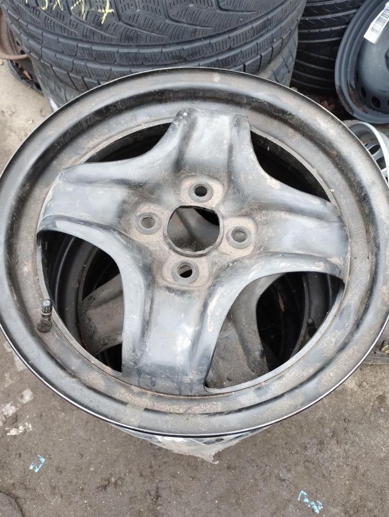 4x100 15 cali felgi stalowe strukturalne z czujnikami Opel Adam