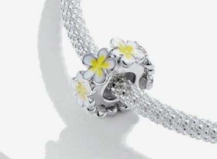 Charms kwiatki pandora zawieszka srebro 925 nowa prezent