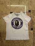 Bape s size 9 coст tee мини пятно растянутое горло