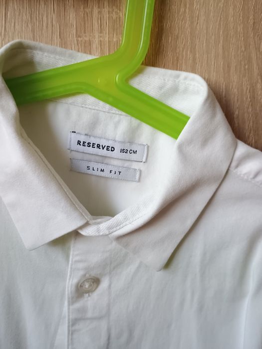 Koszula chłopięca biała rozm 152