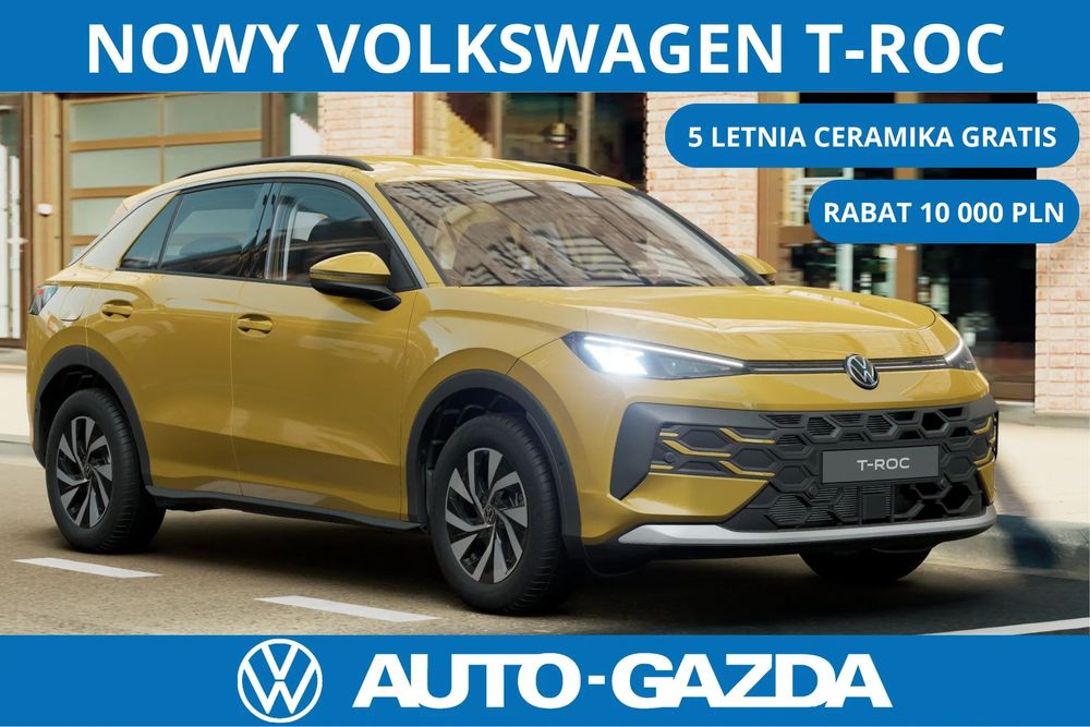 Volkswagen T-Roc Nowy Volkswagen T-Roc Life, Rabat 10 000zł, Promocyjny leasing/kredyt