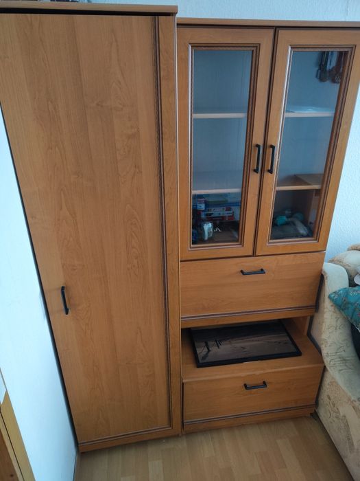 Meble, szafa, witryna, komoda, zestaw, stan bardzo dobry