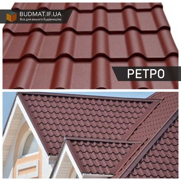 Металочерепиця Металопрофіль (Профнастил) Фальц покрівля Київ доставка