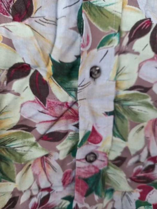 Koszula Męska Kwiaty XL Nowa