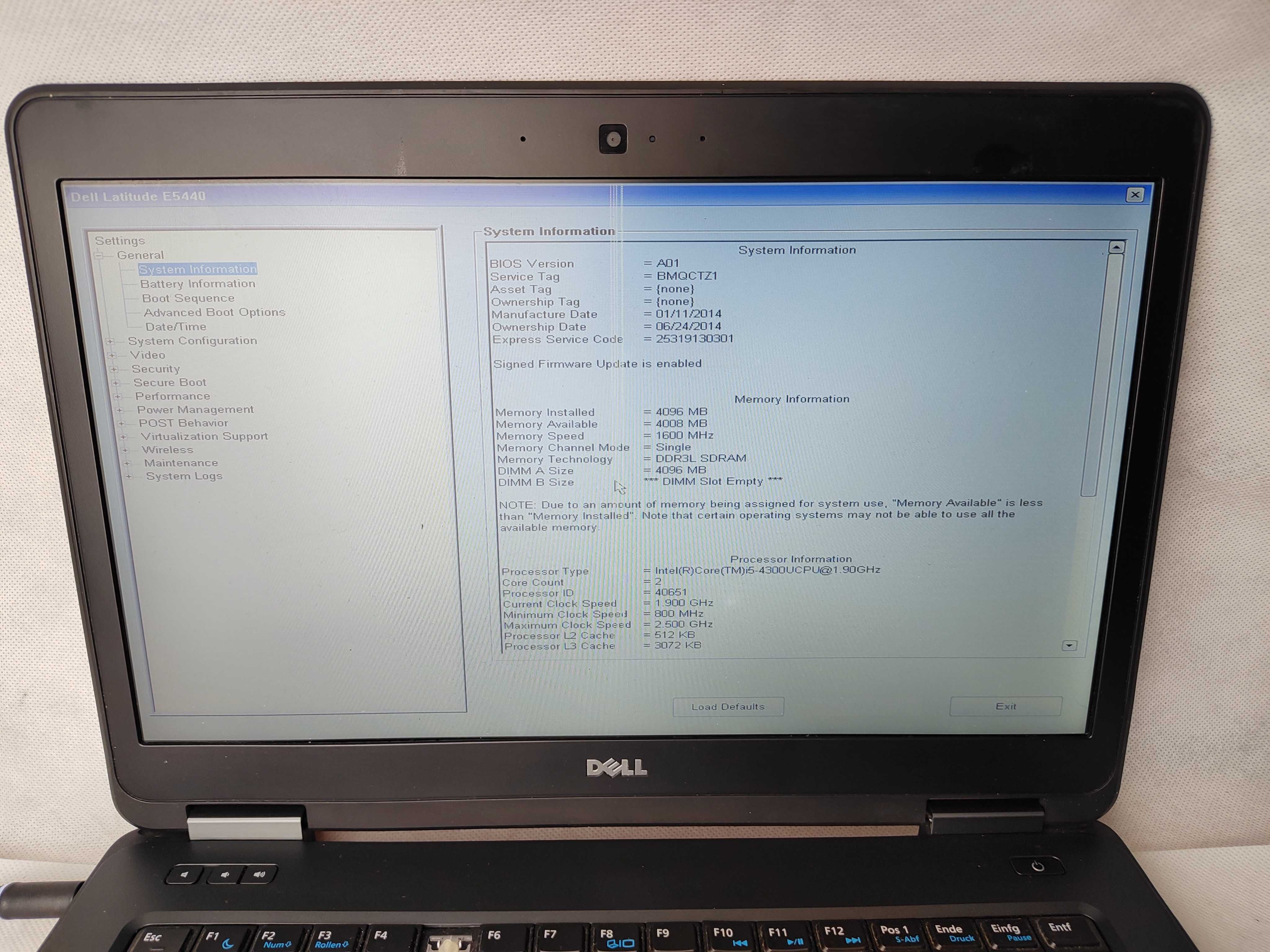 OKAZJA! | Dell Latitude E5440 | Core i5-4300U | Bios OK | Sklep FV23