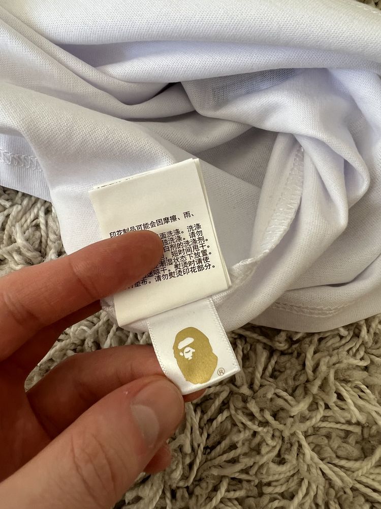 A bathing ape bape off white футболка