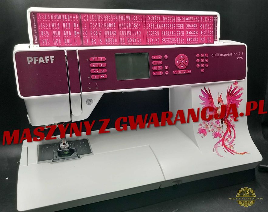 Maszyna do szycia PfaffExpression IDT Jeans Skóra filc GWARANCJA 12MSC