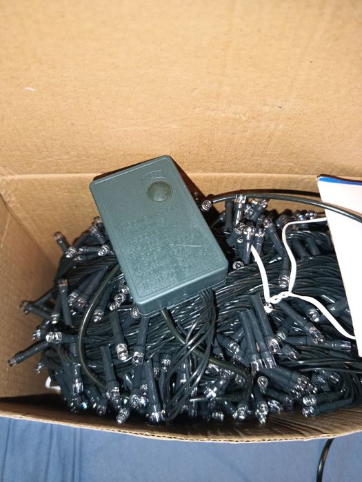 Lampki choinkowe niebieskie