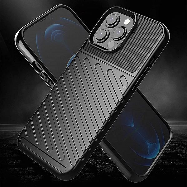 Thunder Case elastyczne pancerne etui pokrowiec iPhone 13 Pro Max nieb