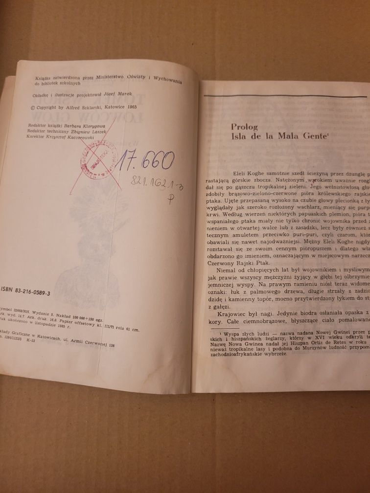 Alfred Szklarski "Tomek wśród łowców głów"