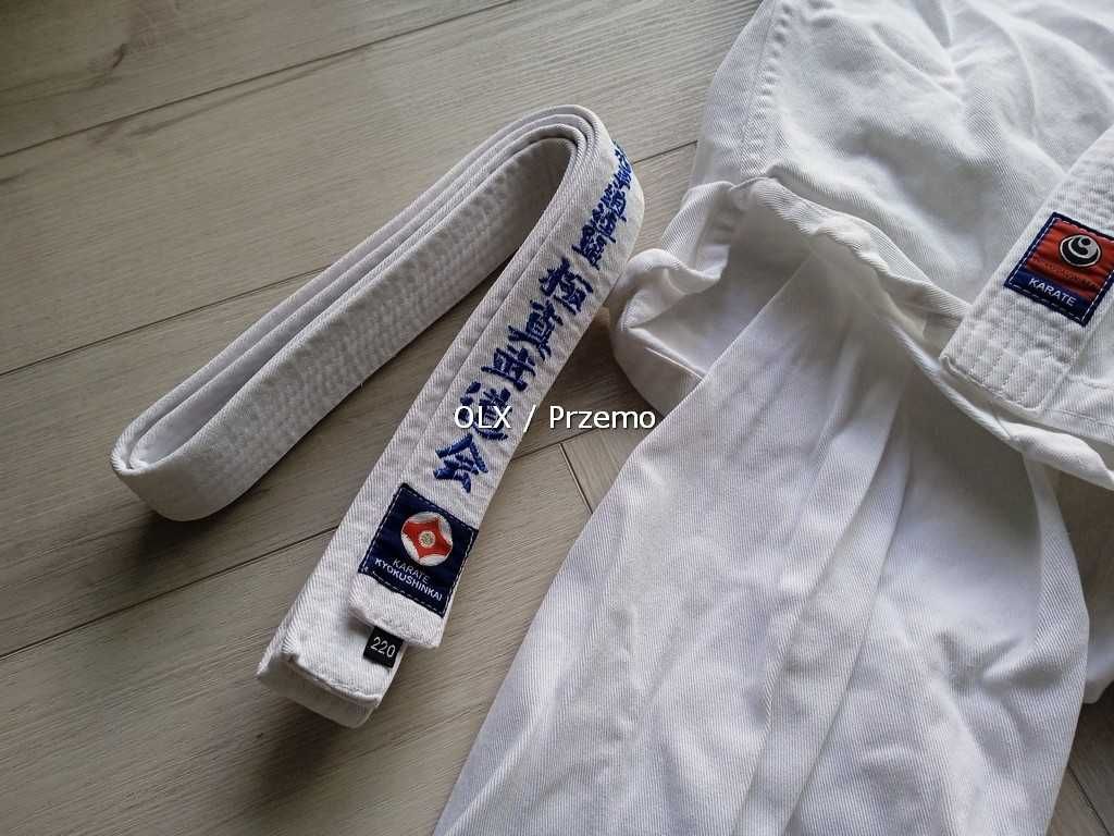 KIMONO firmy QUEST typ KYOKUSHIN MASTER rozmiar 120 (używane 1msc)