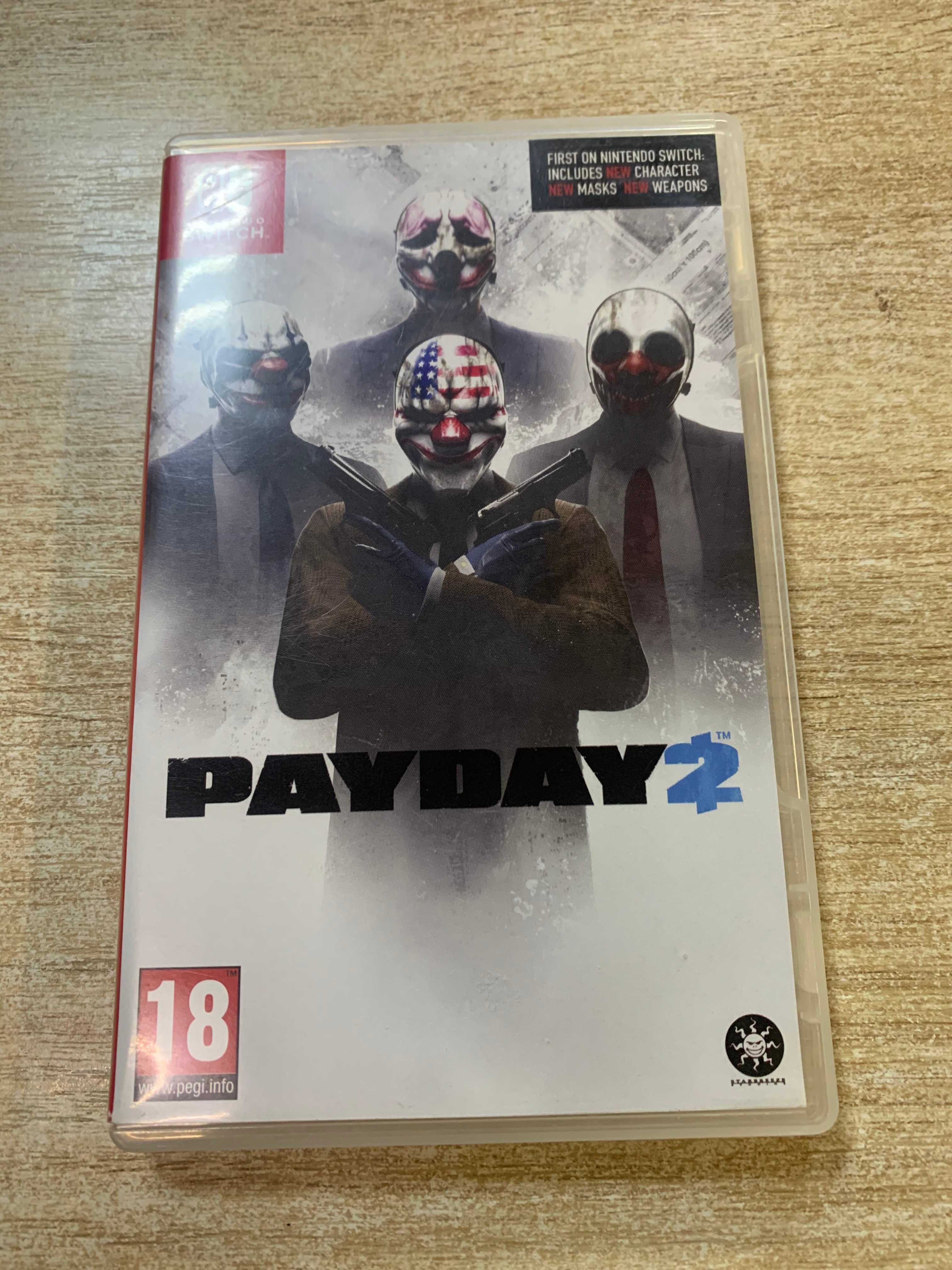 Payday 2 gra do nintendo switch