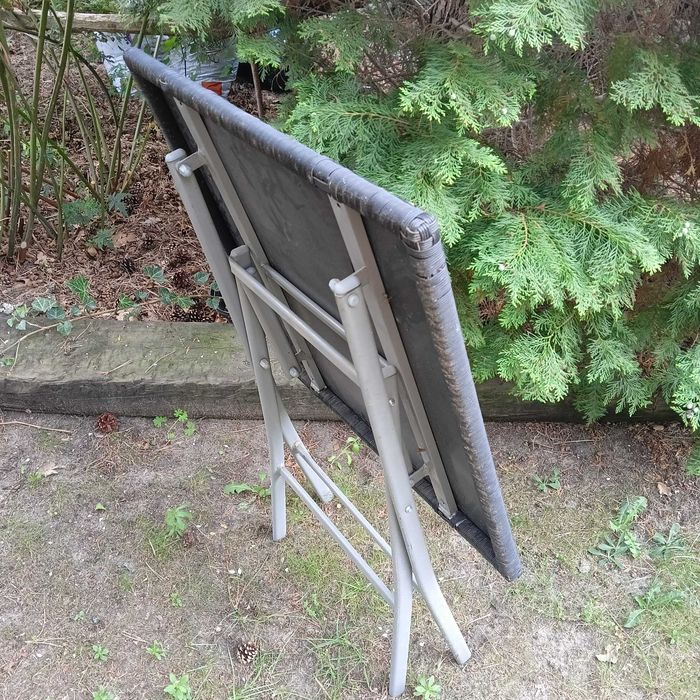 Stolik na balkon, taras z techno rattanu - składany.