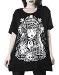 Bluzka goth witch satanic pentagram restyle killstar