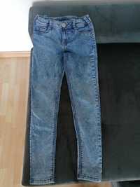 Spodnie jeansy slim-gumowe C&A rozm. 146 dla dziewczynki.