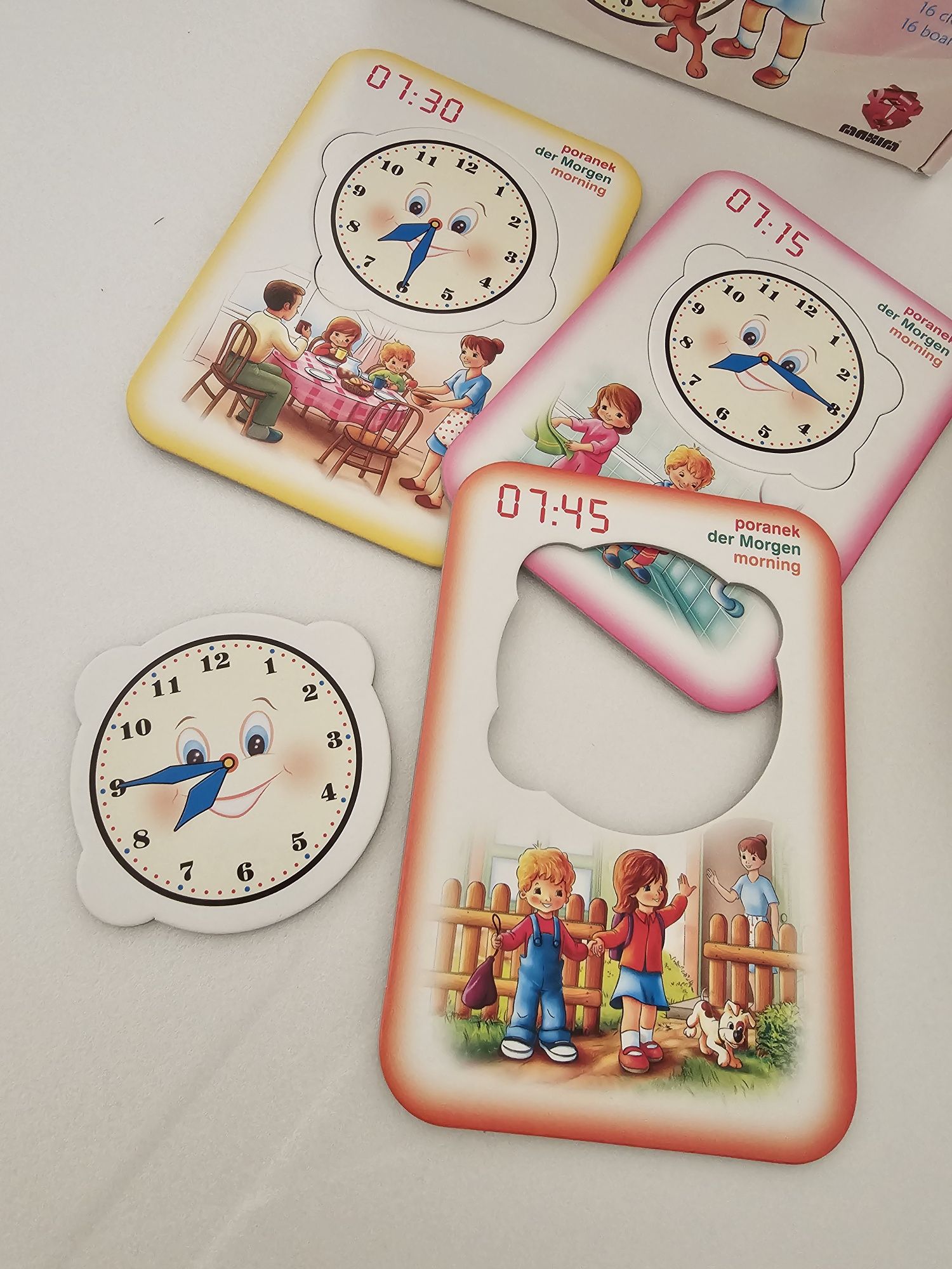 Gra edukacyjna Tick Tock Zegar 32 elementy