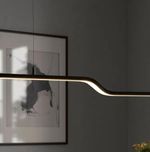 Lampa wisząca LED, smart czarny, 97 cm