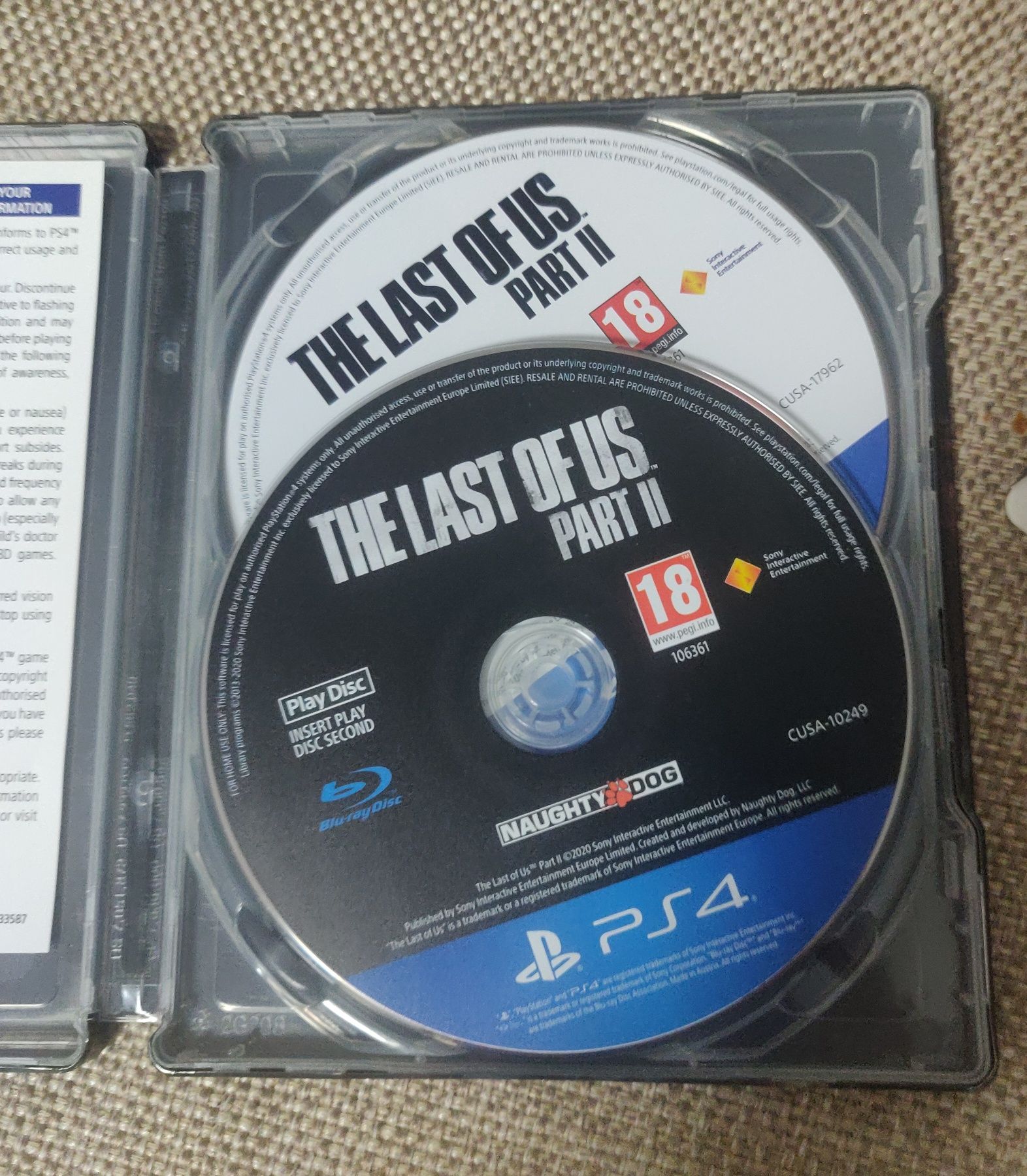 The last of us part 2 with limited edition steelbook