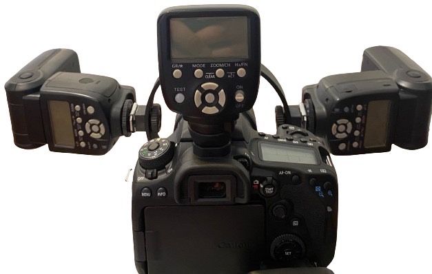 Kit 2x Flash Yongnuo YN560 IV + Transmissor YN560 TX + Suporte O-Shape