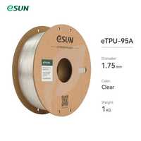 eSUN TPU-95A філамент 1,75 мм 1 кг Прозорий