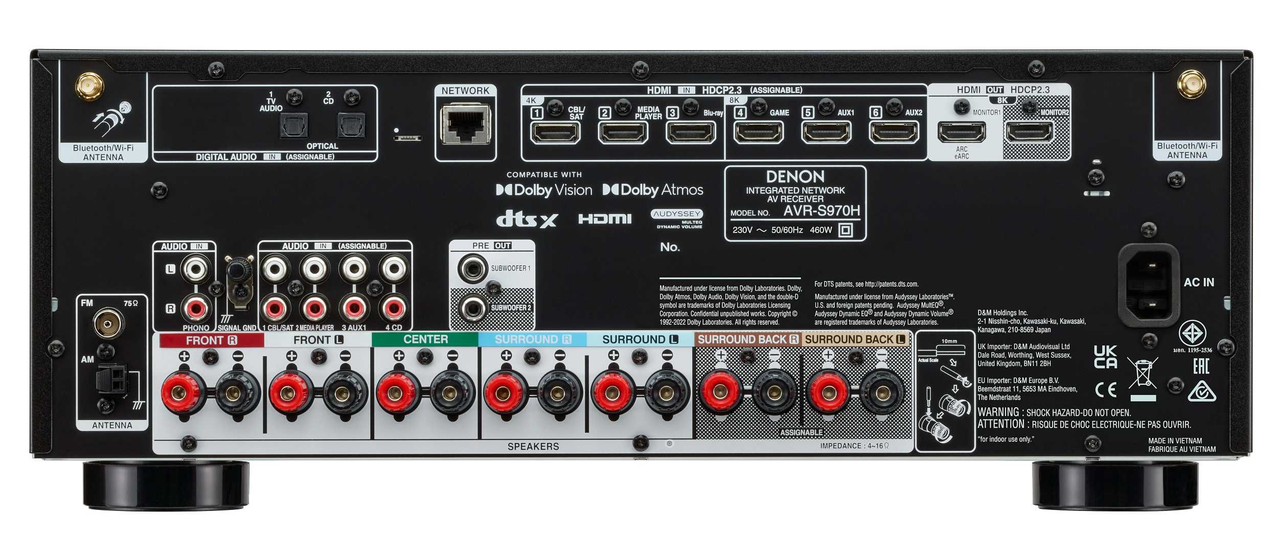 Amplituner kina domowego Denon AVR-S970H - OUTLET [S4Home] - Oświęcim