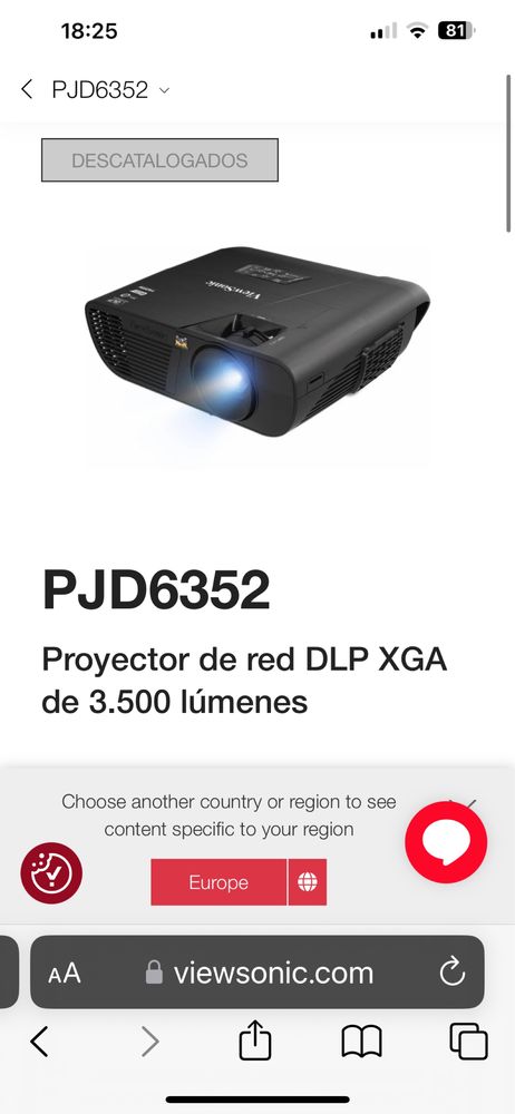 Proyector de imagen con tela de 5 metros x 4 metros