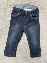 Spodnie jeansowe uniseks z H&M rozm. 74