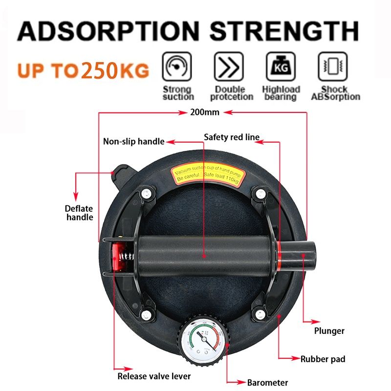 Вакуумна присоска для плитки,скла,тощо.
