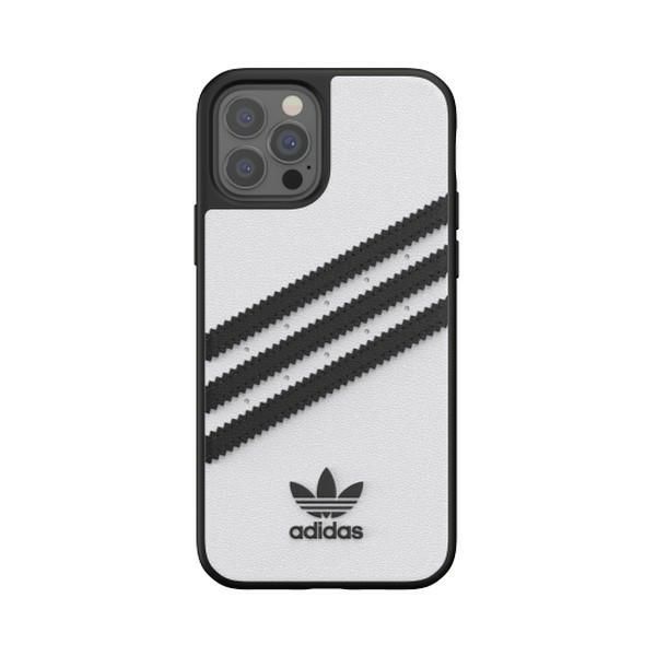 Etui Adidas OR Moulded Pu Fw20 iPhone 12 Pro | Czarno-Białe